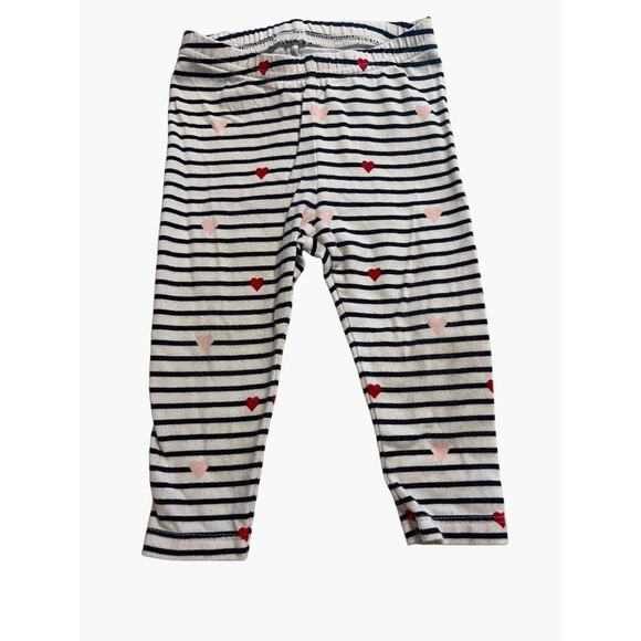 Janie and Jack Striped Leggings Infant Size 6-12 months Good used condition Clea - Picture 1 of 7